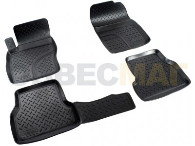 Коврики в салон Norplast полиуретан чёрные для Ford Focus 2 2005-2008 NPL-Po-22-15