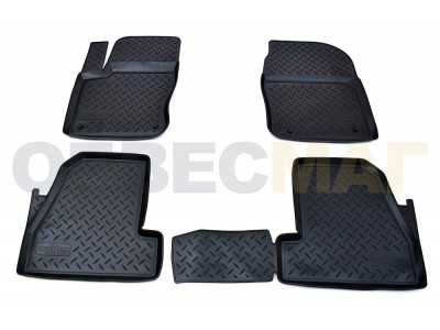 Коврики в салон Norplast полиуретан чёрные для Ford Focus 3 2011-2021