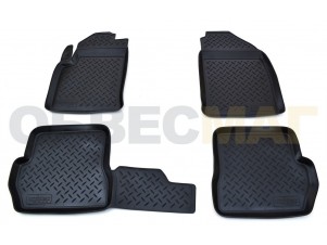 Коврики в салон Norplast полиуретан чёрные для Ford Fusion № NPL-Po-22-19