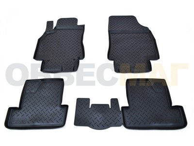 Коврики в салон Norplast полиуретан чёрные на хетчбек для Renault Megane 2009-2015