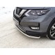 Защита переднего бампера 60 мм ТСС для Nissan X-Trail T32 2018-2021