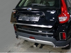 Накладка на заднюю дверь шлифованный лист для Geely Emgrand X7 № GEELEMGX718-07