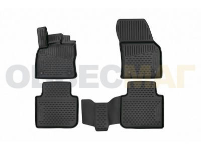 Коврики в салон 3D Format, полиуретан 4 шт для Honda Civic 2006-2012