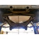 Защита моторного отсека (алюминий 4 мм) для Smart Fortwo 2014-2024 (V - все), Smart Forfour 2014-2023 (V - все)