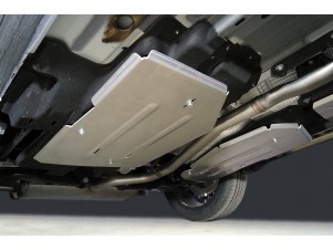 Защита бака (алюминий) 4мм (комплект 2 шт) для Geely Monjaro 2.0 4WD 2021-н.в., Atlas 2023-н.в. №ZKTCC00587