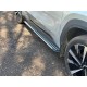 Пороги алюминиевые "Slim Line Silver" 1820 мм для Geely Atlas 2023-н.в.