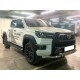 Защита переднего бампера d-76 с доп.накладками для Toyota Hilux VIII Рестайлинг 2020 – н.в.