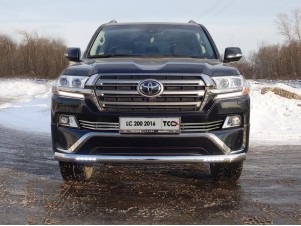 Решётка радиатора 16 мм для Toyota LC200 Executive  № TOYLC200EX16-42