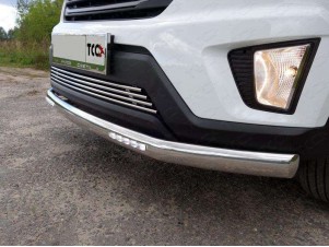 Защита переднего бампера с ДХО 60 мм для Volkswagen Multivan/Caravelle № VWMULT13-15