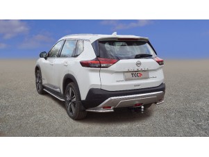 Защита задняя (уголки) 42,4 мм для Nissan X-Trail 2021 — н.в. NISXTR24-06