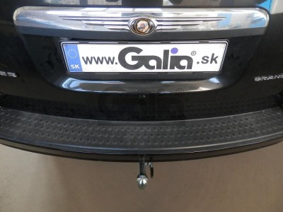 Фаркоп оцинкованный Galia шар С быстросъемное крепление шара для Chrysler Grand Voyager 2008-2016, в т.ч. STOWn GO, Dodge Caravan 2008-2016, Lancia Voyager 2011-2016