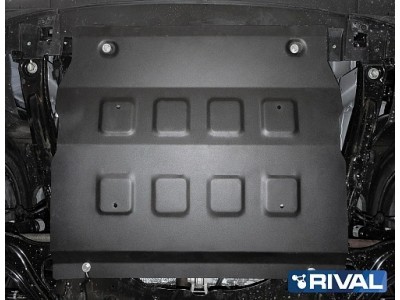 Защита картера + КПП + комплект крепежа, Rival, Сталь, для Chevrolet Tracker 2021-н.в. V - 1.0