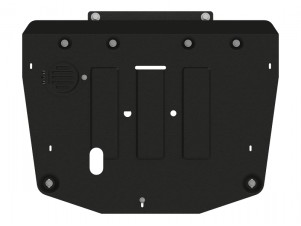 Защита картера двигателя, КПП (2 мм, сталь) для Honda Civic 2015-2021 (V = 2.0 AT FWD) №09.5297