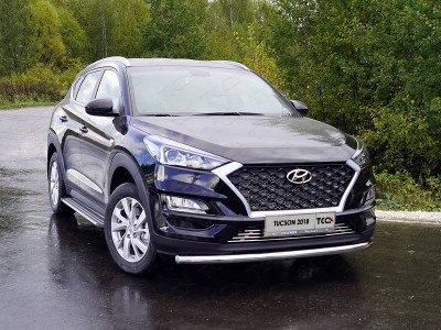Накладка решётки радиатора нижняя 12 мм для Hyundai Tucson 2018-2021
