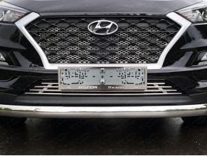 Накладка решётки радиатора нижняя 12 мм для Hyundai Tucson № HYUNTUC18-13