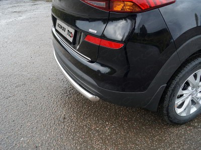 Защита заднего бампера 60 мм для Hyundai Tucson 2018-2021