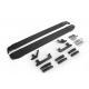Порог-площадка "Black" F180ALB + комплект крепежа для Jaecoo J7 2023-н.в.