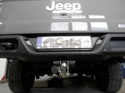 Фаркоп оцинкованный для Jeep Gladiator 2019-н.в. быстросъемное крепление шара