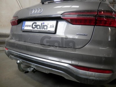 Фаркоп оцинкованный для Audi A6 2019-н.в., Audi A6 Allroad Quattro 2018-н.в., Audi A7 Sportback 2017-н.в. быстросъемное крепление шара
