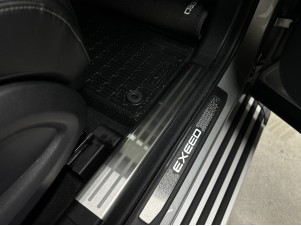 Накладки на пластиковые пороги (лист шлиф с полосой) 4шт для Exeed VX 2.0L 4WD 2023-н.в. №EXEEDVXFL23-01