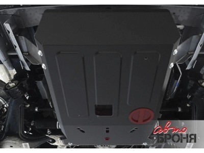 Защита картера (сталь) + комплект крепежа для Sollers Atlant 2022-н.в. (V - 1.9d, 2.7d)