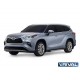Порог-площадка "Silver" F180AL Rival + комплект крепежа для Toyota Highlander 2020-н.в. 