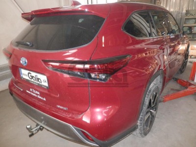 Полностью ОЦИНКОВАННЫЙ фаркоп для Toyota Highlander 2021-н.в. 