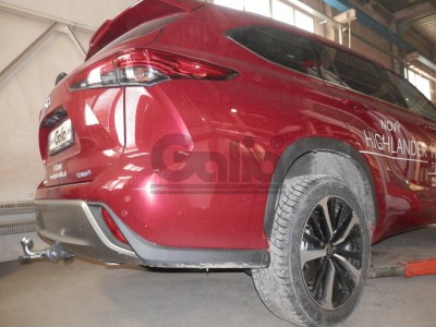 Полностью ОЦИНКОВАННЫЙ фаркоп для Toyota Highlander 2021-н.в. 