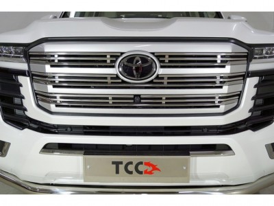 Решетка радиатора 12 мм 70TH ANNIVERSARY ТСС для Toyota Land Cruiser 300 2021-2022