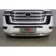 Защита переднего бампера двойная 76-60 мм для Toyota Land Cruiser 300 70TH ANNIVERSARY 2021–н.в.
