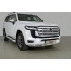 Защита переднего бампера овальная 75х42 мм для Toyota Land Cruiser 300 70TH ANNIVERSARY 2021–н.в.