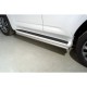 Защита порогов 42 мм 70TH ANNIVERSARY ТСС для Toyota Land Cruiser 300 2021-2022