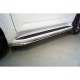 Защита порогов 60 мм 70TH ANNIVERSARY ТСС для Toyota Land Cruiser 300 2021-2022