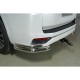 Защита заднего бампера уголки 76-42 для Toyota Land Cruiser 300 70TH ANNIVERSARY 2021–н.в.