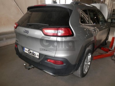 Фаркоп оцинкованный для Jeep Cherokee KL 2014-2018 условно-съемное крепление шара