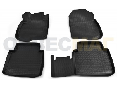 Коврики 3D в салон Norplast полиуретан чёрные для Honda CR-V 2017-2021