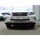 Защита передняя овальная 75х42 мм ТСС для Lexus RX-350 2012-2021