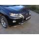 Накладка решётки радиатора 12 мм ТСС для Lexus RX-350 (кроме F-Sport) 2012-2021