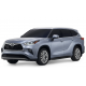 Порог-площадка "Black" F180ALB + комплект крепежа для Toyota Highlander 2020-н.в.