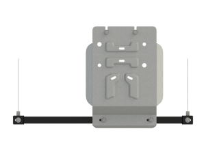 Усиленная защита РК (6 мм, алюминий) для Dodge RAM 1500 2021-н.в. (V = 5.7 AT) №40.6099