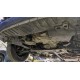 Защита картера двигателя, КПП (2 мм, сталь) для Honda Fit 2013-2020 (V = 1.5 AT 4WD)