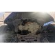 Защита картера двигателя, КПП (2 мм, сталь) для Honda Fit 2013-2020 (V = 1.5 AT 4WD)