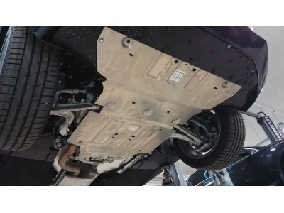 Защита КПП (4 мм, алюминий) для Audi A4 2015-2024 (V = 1.8; 2.0 TFSI AT), Audi A5 2016-2024 (V = 2.0 TFSI)