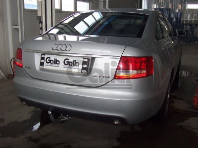 Фаркоп оцинкованный Galia шар A на седан и универсал для Audi A6 2004-2010