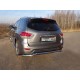 Защита заднего бампера 60 мм ТСС для Nissan Pathfinder 2014-2021