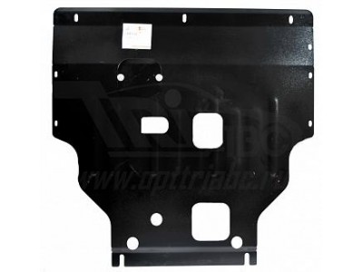 Защита картера и КПП ALFeco для 2,2 сталь 2 мм на 4х4 для Ford Transit/Tourneo Custom 2013-2021