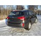 Защита заднего бампера овальная 75-42 мм ТСС для Kia Sorento 2012-2020