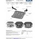 Защита картера + комплект крепежа, Rival, Сталь для Geely Emgrand SS11,  V-1.5, МКПП, АКПП, передний, 2023-н.в.