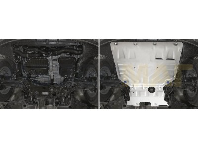 Защита картера и КПП Rival для Volkswagen Teramont 2018-2021