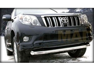 Защита переднего бампера 76 мм короткая для Toyota Land Cruiser Prado 150 № LCPR13_1.1